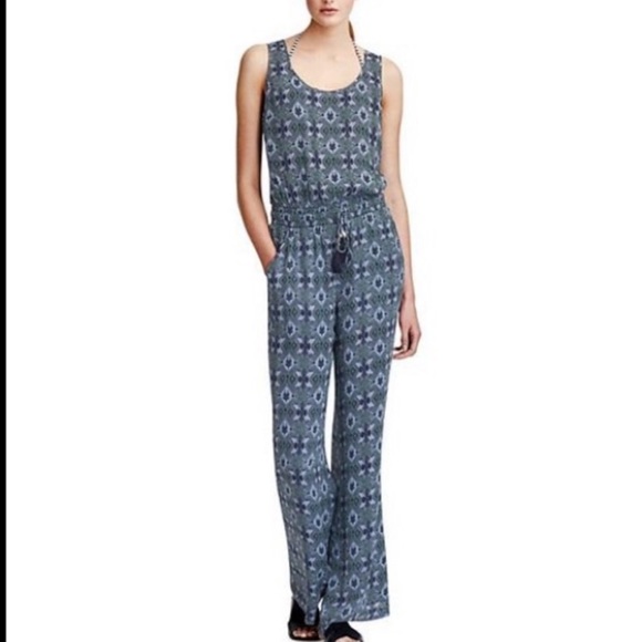 Tory Burch Pants - Tory Burch Laguna Print Silk Jumpsuit